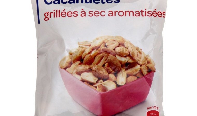 Cacahuètes grillées à sec