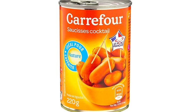 Saucisses cocktail cocktail goût fumé