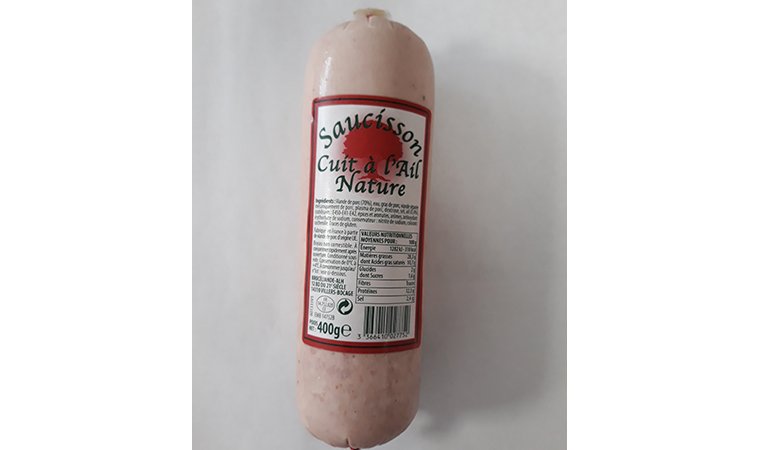 Saucisson ail nature